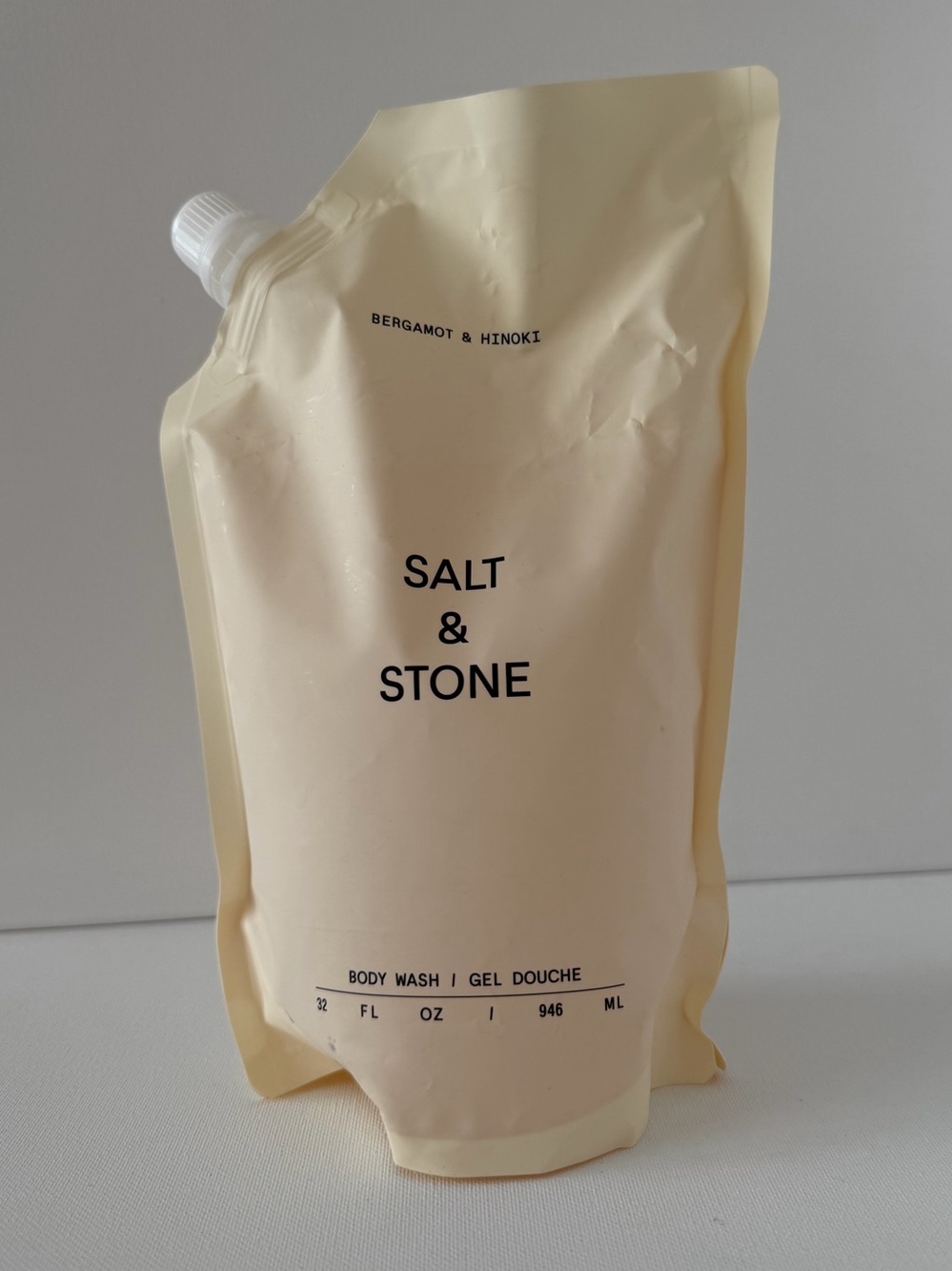 Salt & Stone Bergamot & Hinoki Body Wash - JUMBO REFILL SIZE  - NEW / SEALED